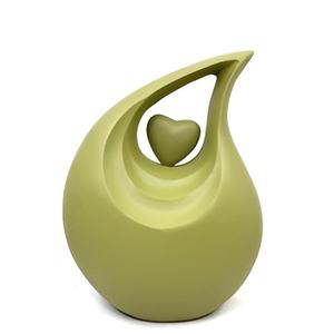 Urnas clásicas de lágrima de cremación para adultos de Metal de aluminio a precios bajos con urna funeraria grabada a mano India 2024 - Product Image 5