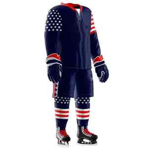 Uniforme de hockey sur glace personnalisé avec tissu performant et détails élégants, idéal pour les joueurs de club et professionnels - Product Image 4