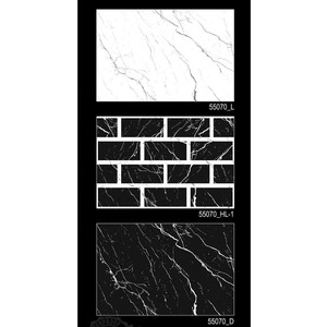 Carreaux de parquet en bois poli miroir brillant 300x450mm Beige Marron Jaune Gris Carreaux de sol en porcelaine effet bois - Product Image 6