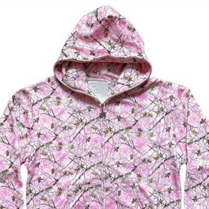 Sweat à capuche zippé en molleton camouflage imprimé numériquement de haute qualité pour hommes et femmes – Confortable, élégant, décontracté, idéal pour les activités hivernales en extérieur - Product Image 5