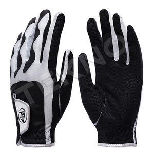 Gants de golf en cuir Cabretta de qualité supérieure les plus vendus à gauche Logo personnalisé Gants de golf de qualité élégante - Product Image 4