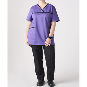 ชุดสครับทางการแพทย์สำหรับผู้หญิงชุดเครื่องแบบโรงพยาบาลดีไซน์ล่าสุดชุดสครับสำหรับผู้หญิงสีและขนาดที่กำหนดเองได้ - Product Image 4