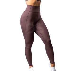 Leggings Deportivos de Invierno para Mujer, Ropa Deportiva Ligera, Transpirable, de Secado Rápido, Sin Costuras, de Spandex/Poliéster, Largos, de Cintura Alta - Product Image 1