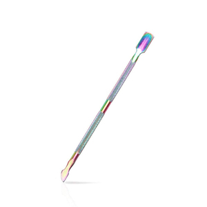 Pousse-cuticules et nettoyeur d'ongles réutilisable en acier inoxydable à double extrémité, outil de manucure, conception durable pour un usage professionnel - Product Image 3