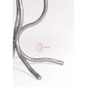 เชิงเทียนสำหรับโบสถ์ทรงสูง5แขนสีเงินแบบชนบท - Product Image 3