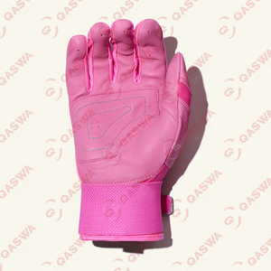 Gants de frappeur de baseball antidérapants durables les plus vendus pour les jeunes unisexes adultes gants en cuir de vachette à longue sangle réglable - Product Image 2