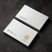 Cartes de visite de luxe personnalisées, logo estampé à l'or, papier texturé épais, cartes de visite personnalisées de qualité supérieure, recto verso