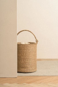 Panier de stockage en jonc de mer naturel le moins cher panier de paille de plante fait à la main du Vietnam - Product Image 2