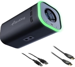 Caméra de surveillance Ultra 20x Zoom noire 4K avec zoom 20x, résolution UHD 4K60, capteur CMOS 1/2.8 pour équipement de diffusion en direct, disponible à la vente - Product Image 1