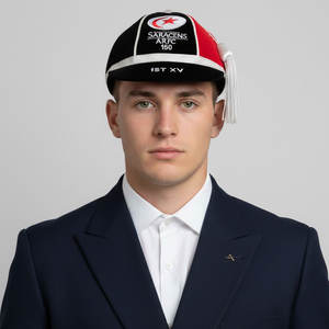 2025 Honours Cap en terciopelo para deportes al aire libre con bordado 3D International Rugby Cap Fabricante - Product Image 1