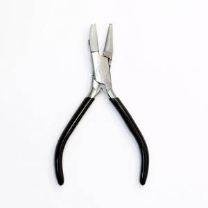 Premium Round <b>Flat</b> <b>Nose</b> <b>Pliers</b> for Jewelry Making Tools Durable Stainless Steel with Comfortable Grip - Product Image 2