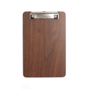 Tablero de madera a granel, tablero de escritura, Portapapeles de papel, tablero de menú, presentadores de verificación, Portapapeles de madera maciza con Clip de mariposa plateada - Product Image 2