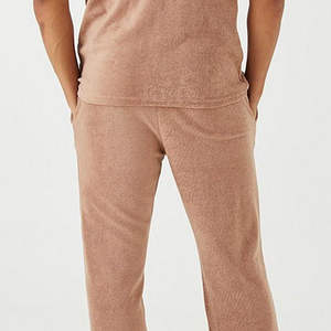 Custom Man Sun Faded Vintage Men Joggers a precios razonables en MOQ bajo Hombres Pantalones de chándal de alta calidad Cortar y coser 2025 - Product Image 6