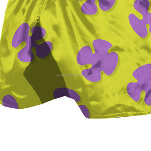 กางเกงมวยไทย MMA ผ้าซาตินคุณภาพสูงสำหรับผู้ชาย เอวยางยืด สไตล์สตรีท ยืดได้ เหมาะสำหรับออกกำลังกาย ขายส่งจากโรงงาน - Product Image 6