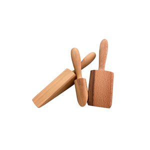 Wooden Handle Soldering <b>Wedge</b> Spatula 3-Piece <b>Set</b> for DIY - Product Image 1