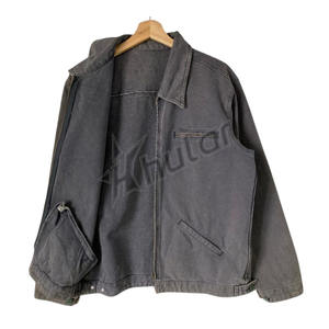 Chaqueta de lona de alta calidad personalizada para hombre chaquetas de carga personalizadas con logotipo impreso bordado personalizado - Product Image 4