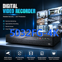 Enregistreur NVR 4K 32 canaux 5032FG-4K, système de sécurité CCTV H.265, enregistreur vidéo réseau Ultra HD, caméra IP, surveillance à distance