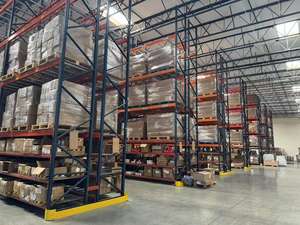 Estantes de paleta de servicio pesado ajustables de 5 capas de acero de Vietnam con diseño de lágrima Equipo de almacenamiento de almacén certificado CE - Product Image 5