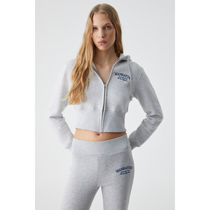 GRIMELANGE IRESSINE Sudadera regular de manga larga con cremallera y capucha para mujer - Product Image 5