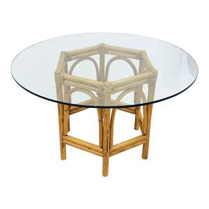 Mesa auxiliar de ratán pulido Natural de tendencia superior para esquina de habitación, muebles de lujo para Hotel, mesa Vintage, ratán de bambú natural - Product Image 1