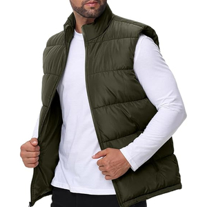 Nuevo Chaleco Acolchado para Hombre a Bajo Precio, Transpirable, Ligero, con Impresión de Logotipo Personalizado, Servicio OEM - Product Image 5