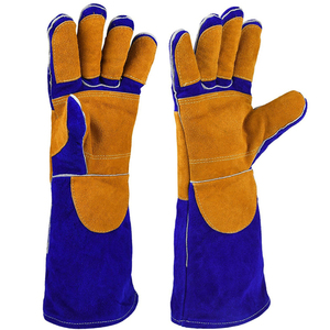 Guantes Seguridad Construcción Soldador Doble Seguridad Guantes DE TRABAJO PARA SOLDAR PU Seguridad para guantes industriales en OEM al por mayor - Product Image 1