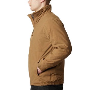 เสื้อแจ็คเก็ตซอฟต์เชลล์กันลมกันน้ำสำหรับเล่นกีฬากลางแจ้ง ดีไซน์เองได้ ผ้าแคนวาสเคลือบ  แบบมีซิป สไตล์สตรีทแวร์ - Product Image 4