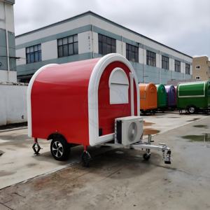 小売モール屋外電気式ファストフードトラック移動式アイスクリームコーヒートレーラーミニフードトレーラーステンレススチールフレームカスタマイズ - Product Image 2
