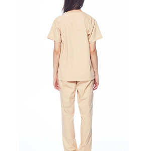 Uniformes Médicos, Conjuntos de Uniformes Quirúrgicos Cómodos de Punto, Parte Superior y Pantalones para Mujeres Profesionales de la Salud, Material de Spandex de Alta Calidad - Product Image 2