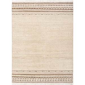 Alfombras Afganas de Lana Tejidas a Mano, Color Marfil, Modelo Re-1563, para Decoración del Hogar - Product Image 1