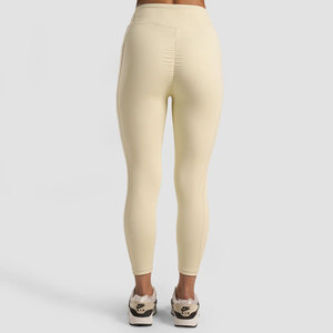 2025 Custom Women's High-Waisted Plus Yoga Pants Thick Legging Tummy Control Pocket Winter <b>Compression</b> Yoga Pants - Product Image 2