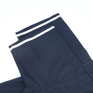 Vente en gros de haute qualité 100% polyester respirant imprimé évacuant l'humidité antibactérien col en V manches courtes bouton personnalisé - Product Image 3