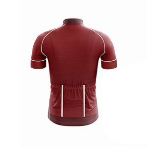 Conjunto de uniforme de ciclismo unisex para hombres y ropa deportiva transpirable Jersey y pantalones cortos de talla grande uniforme de Ciclismo de color sólido - Product Image 4