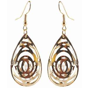 The99Jewel Boucles d'oreilles pendantes en pierre d'Autriche plaqué or Améthyste Agate Quartz Perle Diamant Turquoise 1306414 pour Cadeaux - Product Image 1