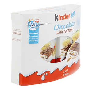 Se Vende Chocolate Kinder con cereales-barra de chocolate Kinder Chocolate Kinder con cereales Blanco 30 Gr Precio - Product Image 3