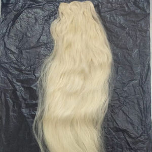 Blonde Premium Brésilien Soyeux Droite Vague Extensions de Cheveux Haute Qualité Raw Virgin Remy Trame Directement du Sud de l'Inde - Product Image 1