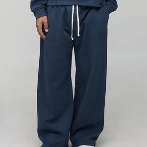 Conjunto Deportivo de Invierno Personalizado de Primera Calidad para Hombre, con Pantalones Deportivos Holgados y Ajuste Cuadrado, 100% Algodón de Felpa - Product Image 3