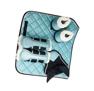 Juego de almohadillas de sillín de caballo con almohadilla acolchada brillante Botas duraderas y gorro de oreja de TARIQ MFG CO - Product Image 4