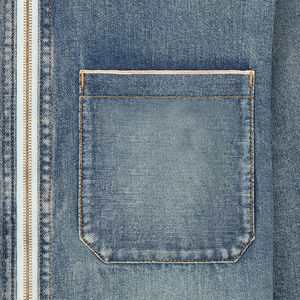 Chaquetas Vaqueras de Mezclilla para Hombre, Diseño Personalizado, Precio al por Mayor, Chaqueta Vaquera Desgastada Personalizable para Hombre - Product Image 4