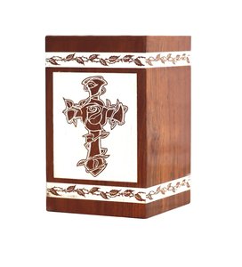 Wooden Urn Box <b>For</b> Adult <b>Ashes</b> Cremation Urns <b>For</b> Male and Female Decorative Urns Funeral - Product Image 3