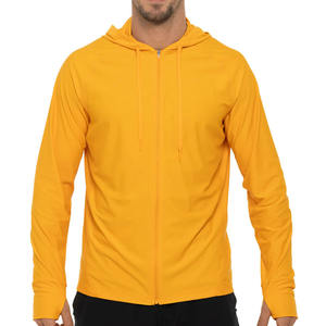 Vêtement de pêche pour homme en soie glacée, protection solaire UPF50+, léger, respirant, à séchage rapide, veste à capuche à manches longues - Product Image 1