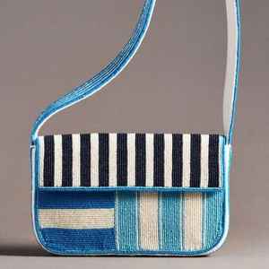 Portefeuille à perles fait main, design unisexe, avec broderie de perles de graines vibrantes et sacs à bandoulière traditionnels pour femmes indiennes - Product Image 1