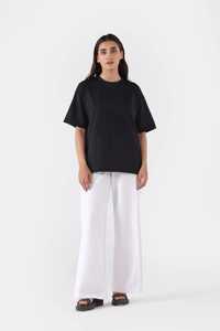 Vente en gros 100% coton grande taille vêtements pour femmes t-shirts surdimensionnés haut surdimensionné 100% coton t-shirts pour femmes à manches courtes - Product Image 5