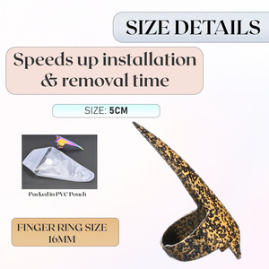 Outils pour extensions de cheveux, outils de séparation ajustables, anneaux de sectionnement, outils de tressage pour une section et une séparation précises - Product Image 5