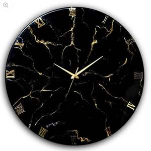 Horloge de maison de luxe, faite à la main, en résine, sur le thème de l'océan, moderne, étanche, surdimensionnée, veilleuse, décoration de mariage, décoration de salle à manger, horloge de Pâques - Product Image 4