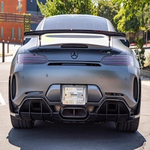 Mercedes-Benz AMG GT Coupé 2020 Gris avec Rayures Vertes Turbo Essence Automatique 2 Places Phares LED Pneus R20 - Product Image 4