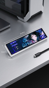Monitor di Temperatura <span class=keywords><strong>PC</strong></span> con Display IPS da 9,16 Pollici, Schermo Video Dinamico USB, Chassis Desktop Fai-da-Te, Produzione OEM - Product Image 4