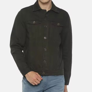 جاكيت جينز رجالي بلون موحد للارتداء اليومي موديل 2026، ملابس الشارع العصرية الجديدة، جاكيت شتوي مريح للرجال من أورا ريكس للملابس - Product Image 1