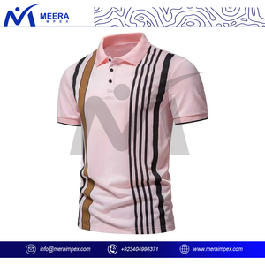 Manga corta de rendimiento para hombre para Polo Tejido de punto de algodón 100% ultrasuave con control de humedad Comodidad óptima - Product Image 3