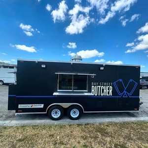 Remorques pour aliments d'occasion avec cuisine complète à vendre par le propriétaire avec remorque mobile pour aliments camion CE à vendre - Product Image 2